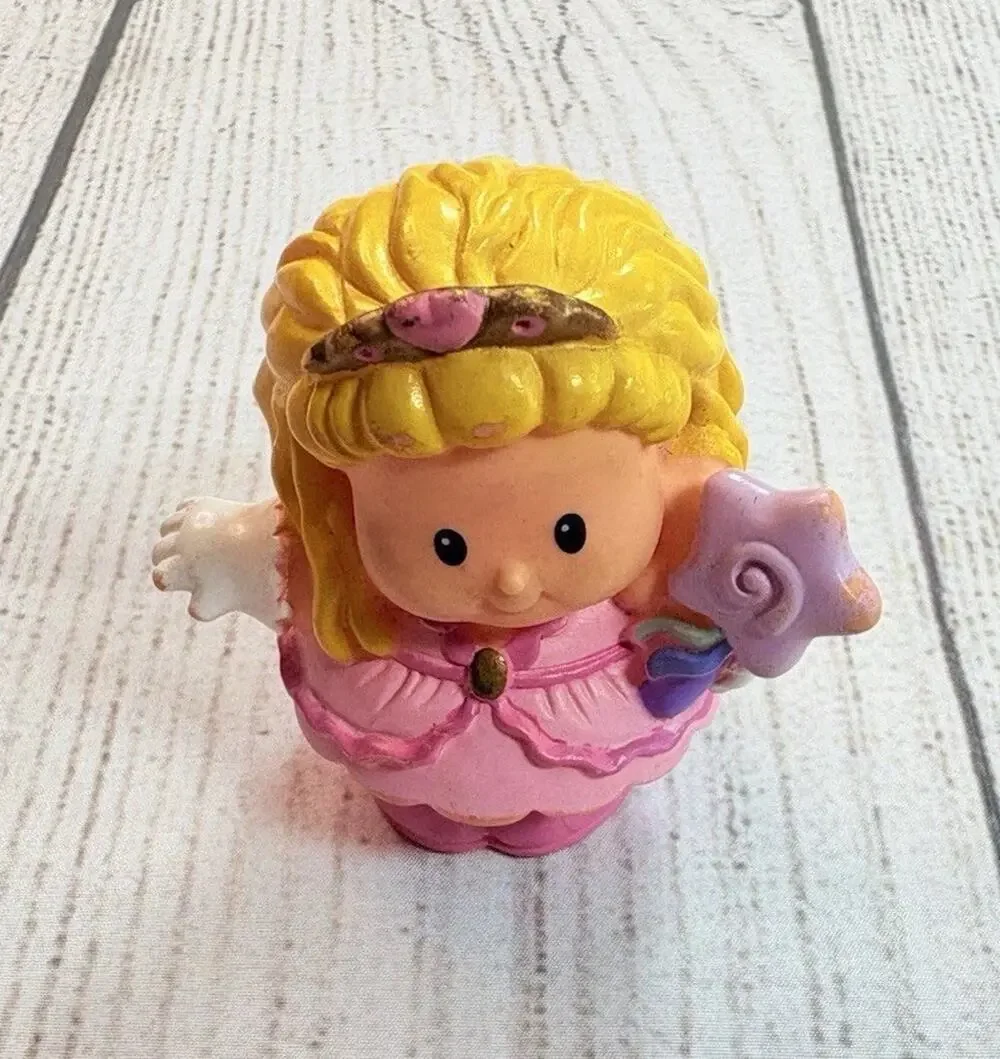 Fisher Price Little People Sarah Lynn Princess 2007 Royal Kingdom Pink Dress